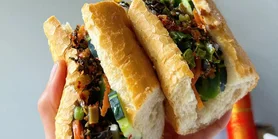 Из багета. Рецепт вьетнамских  хот-догов бан-ми