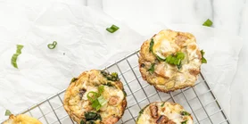 Гречневые кексы с тыквой и луком-пореем: на перекус и в дорогу