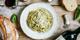 Рецепт ароматной пасты с соусом песто