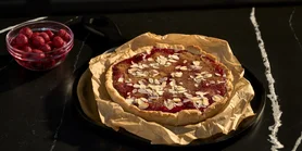 Рецепт постного вишневого тарта