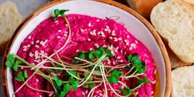 Рецепт хумуса из красной свеклы: идеально на завтрак