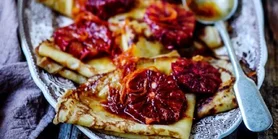 Рецепт креп сюзетт з червоним апельсином