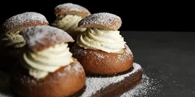 Шведские булочки с кремом с марципаном Семла: рецепт к Масленице или Карнавалу