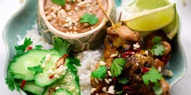 Рецепт тайских куриных шашлыков из курицы