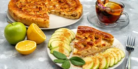 Рецепт лимонно-яблучного пирога