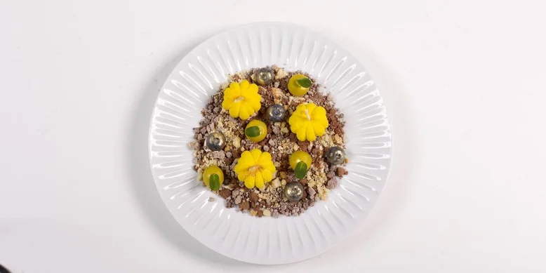 Тыквенно-яблочный пампух с тыквенным бисквитом от шефа Тараса Шевченко