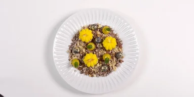 Тыквенно-яблочный пампух с тыквенным бисквитом от шефа Тараса Шевченко