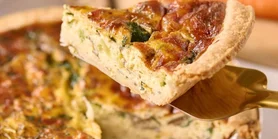 Пиріг до обіду: рецепт французького кіша з шинкою та шпинатом