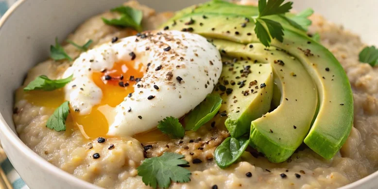 Солона вівсянка на сніданок: рецепт з пармезаном та яйцем