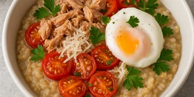 Овсянка с тунцом: полезный завтрак для энергии и здоровья