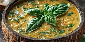 Тайское вдохновение в одной ложке: рецепт зеленого веганского карри