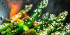 Идеальный гарнир к стейкам: спаржа на гриле