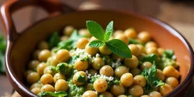 Тушеная фасоль с базиликом и сливками - питательный ужин за 30 минут