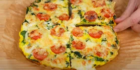 Яйца в аэрогриле: рецепт со шпинатом и сыром