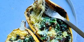 Кабачки с грибами и белой фасолью: растительная альтернатива пасте