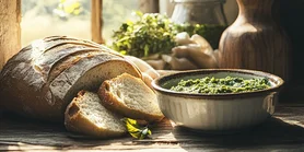 Свежий, яркий, украинский: песто из чесночных стрелок: песто из чесночных стрелок