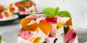 Битое стекло: рецепт желе на сметане