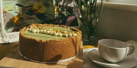 Фисташковый чизкейк без выпечки: рецепт с ванилью