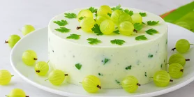 Творожно-сметанный торт с крыжовником и сгущенным молоком без выпечки - просто и вкусно