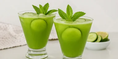 Огуречно-мятный моктейль - необычно и вкусно
