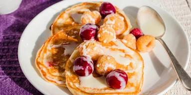 Панкейки з вівсянки та сиру: рецепт у стилі морквяного пирога