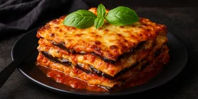Літній варіант. Лазанья з баклажанів з сиром - майже як класична, але цікавіша
