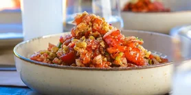 Салат гавурдаги: турецкое лакомство с гранатовым соусом