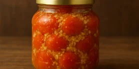 Консервовані помідори «в снігу»: ідеально на зиму