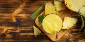 Начните утро вкусно. Смузи с ананасом и имбирем