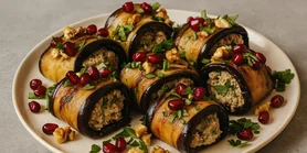 Пикантные рулетики из баклажанов по-грузински: идеально к шашлыку