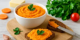 Замість покупної. Намазка з моркви та плавленого сиру для канапок