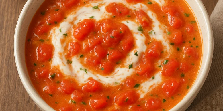 Соковитий соус із помідорів і йогурту за п'ять хвилин