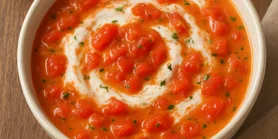 Сочный соус из помидоров и йогурта за пять минут