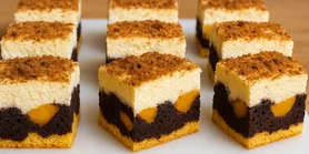 Ніжний пиріг з персиками та кремом - ідеально для святкування та на щодень