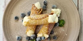 Норвежские вафли крумкаке: рецепт с заварным кремом на сковороде