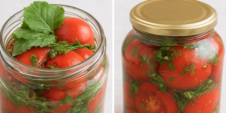 Квашеные помидоры на зиму: с пикантной начинкой