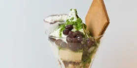 Матча парфе: японський десерт з мочі та адзукі за три хвилини