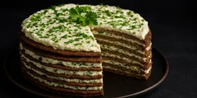 Рецепт печінкового торта - на свято і в будень!