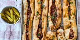 Ба́фра-піде з баклажанами: турецький човник смаку без м’яса