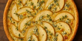 Грушевый тарт с голубым сыром и специями: специалитет на семейные вечеринки