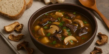 Грибна юшка: простий рецепт із білими грибами  по-карпатськи