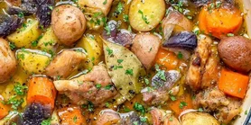 Полезный и простой обед: рецепт овощного рагу с грибами и курицей в духовке: рецепт овощного рагу с грибами и курицей в духовке