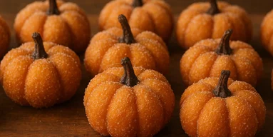 С пряным латте: идеальные тыквенные пончики