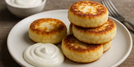 Замечательны к завтраку. Запеченные в сметане сырники от шефа Александра Дахно