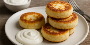 Замечательны к завтраку. Запеченные в сметане сырники от шефа Александра Дахно