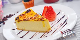 Секрет Баскского чизкейка с манго: нежный, кремовый, невероятно вкусный