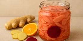 Домашний маринованный имбирь со свеклой: рецепт острой закуски на любой случай