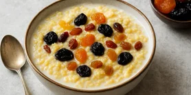 Як у мами: рецепт молочної пшоняної каші з сухофруктами