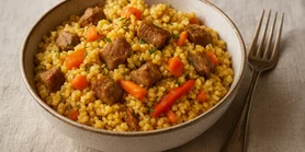 Пшенная каша а-ля плов: сытное блюдо с мясом и овощами