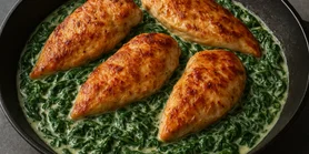 Простой рецепт курицы по-флорентийски: все в одной сковороде